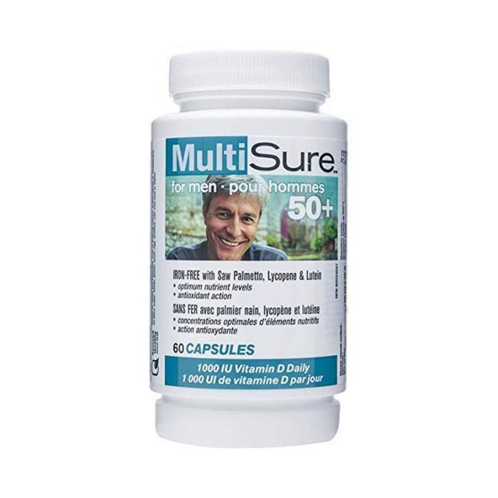 Webber Naturals Multisure For Men 50+ Capsules 60 Pieces - Makkah Pharmacy