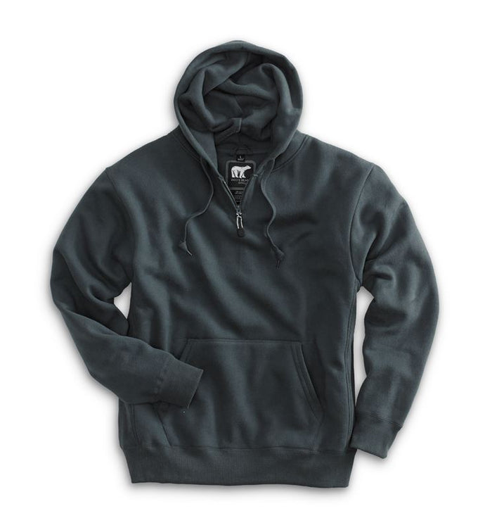 WHITE BEAR - CHARCOAL HOODIE *
