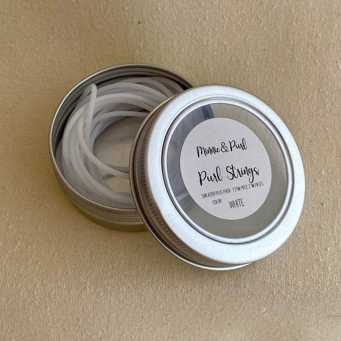 White: Purl Strings