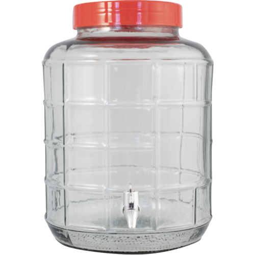 Wide Mouth Glass Carboy with Spigot - 4 gal.