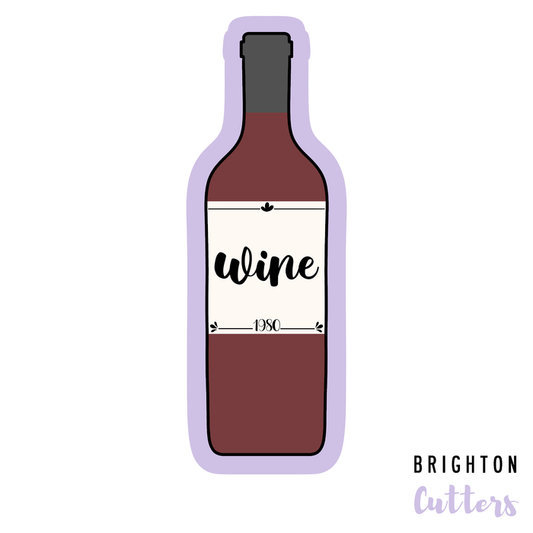 Wine Bottle Cookie Cutter