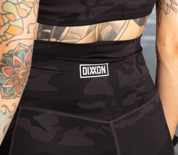 Women's Classic Leggings - Black Camo