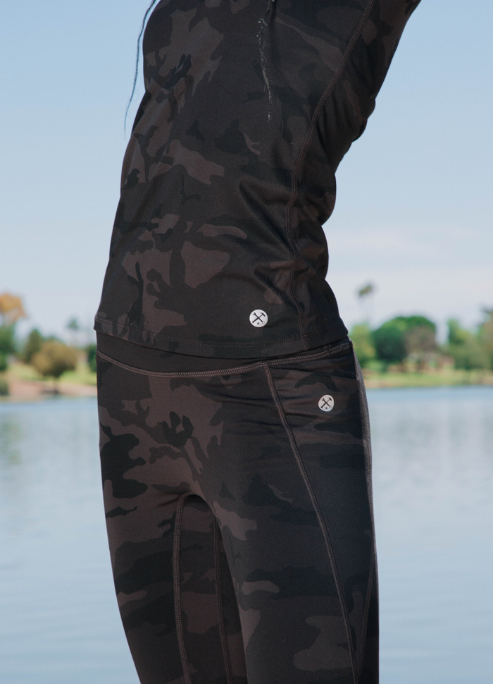Women's Classic Tank - Black Camo
