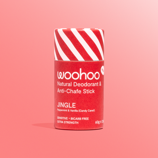 Woohoo Natural Deodorant & Anti-Chafe Stick (Jingle) 60g