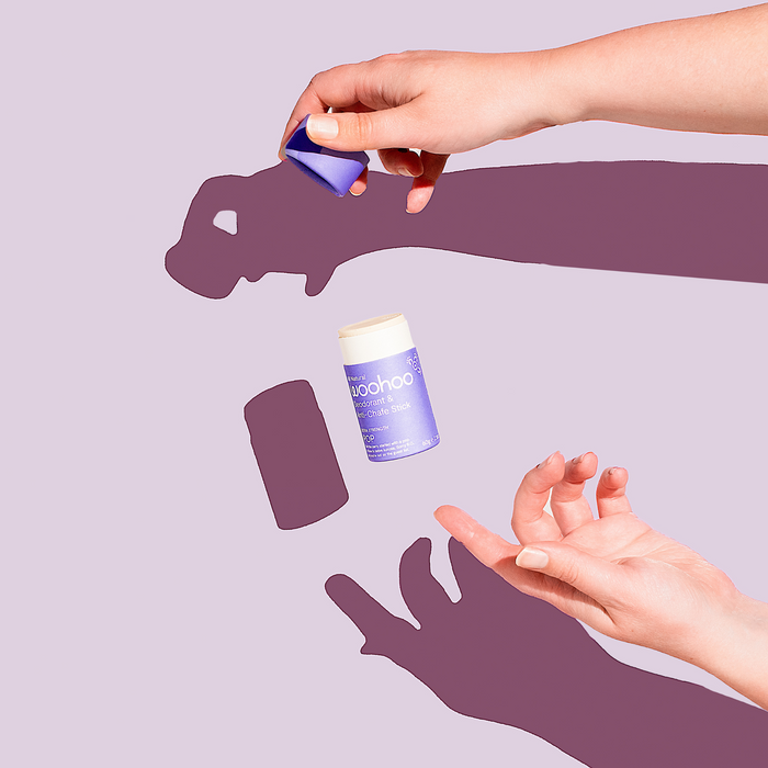 Woohoo Natural Deodorant & Anti-Chafe Stick (Pop) 60g