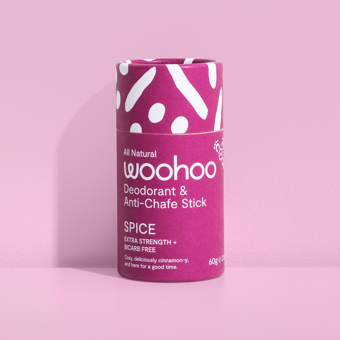 Woohoo Natural Deodorant & Anti-Chafe Stick (Spice) 60g