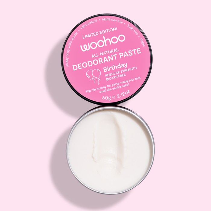 Woohoo Natural Deodorant Paste (Birthday) 60g