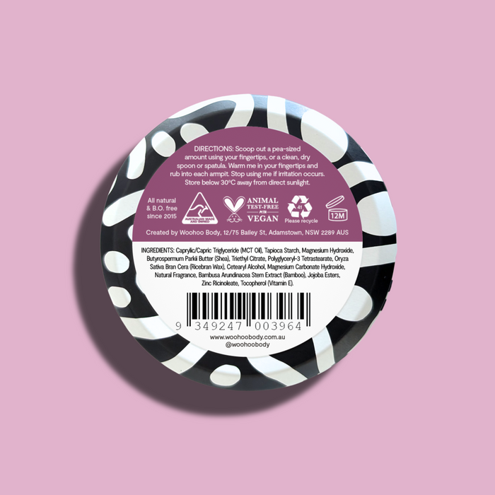 Woohoo Natural Deodorant Paste (Spice) 60g