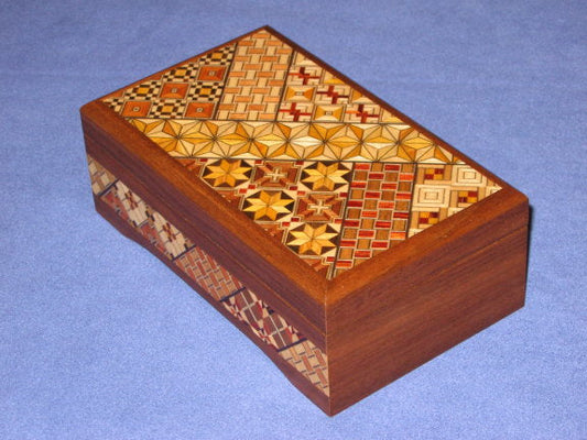 Yosegi Zaiku  Japanese Ring Box Case