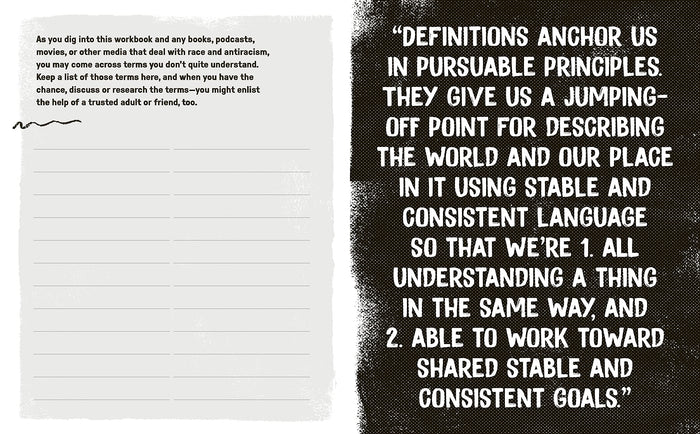 YOUNG ANTIRACIST'S WORKBOOK  JRNL