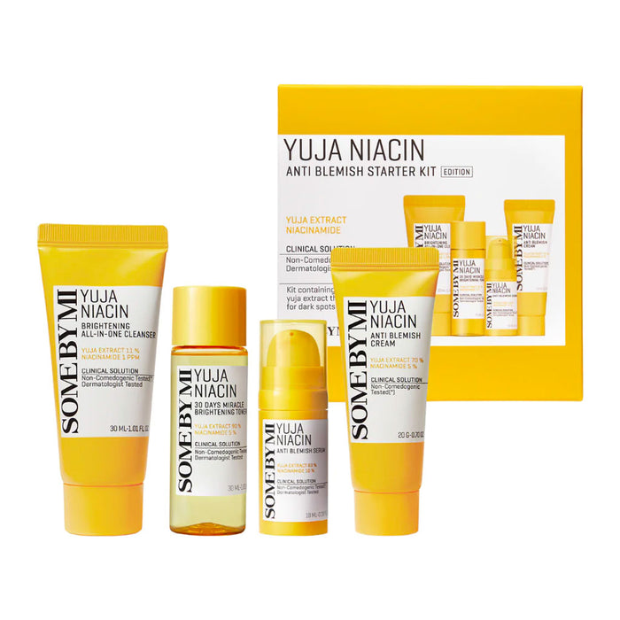 SOME BY MI Yuja Niacin Anti-Blemish Starter Kit Nudie Glow Australia