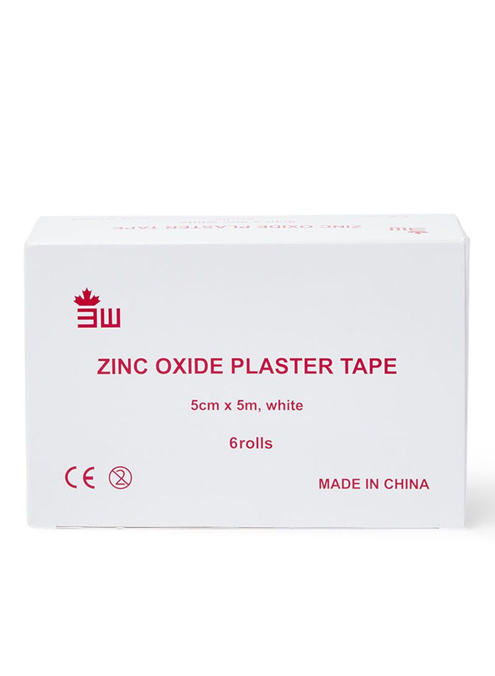 Zinc Oxide Plaster Tape White Box, 5x5cm, 6 Pieces