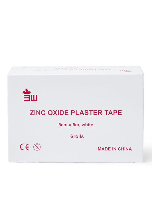 Zinc Oxide Plaster Tape White Box, 5x5cm, 6 Pieces