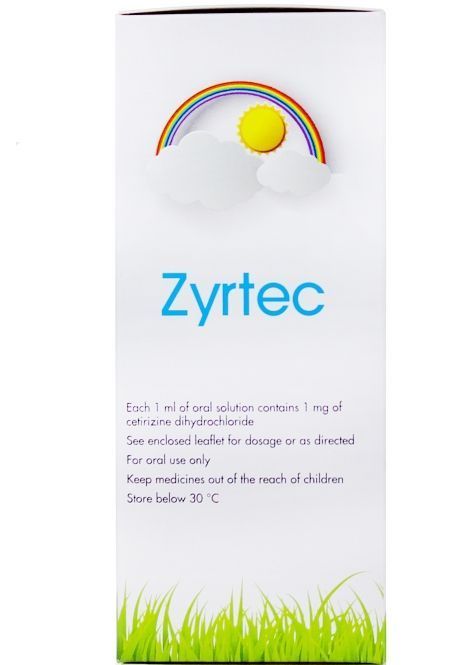 Zyrtec 1 mg/ml Oral Solution 75 ml
